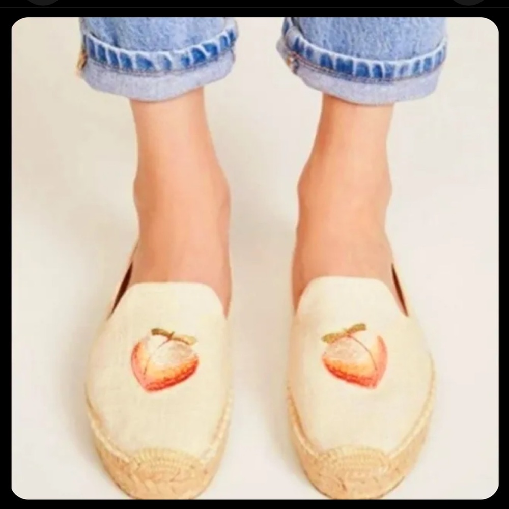 Soludos Espadrilles Peach size 8